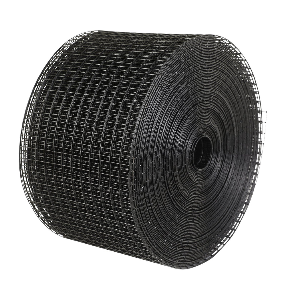 VEVOR 20 x 3048 cm Solar Panel Bird Guard, Critter Guard Roll Kit with Rust-proof PVC Coating, Solar Panel Guard with 50pcs Tire Wires, 12.7 mm Wire Roll Mesh