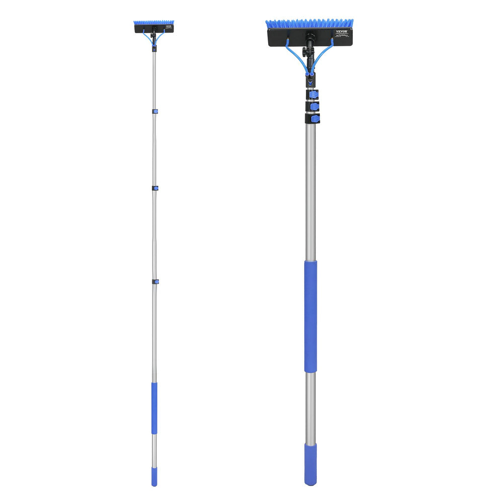 VEVOR Water Fed Pole Kit, 6m Solar Panel Cleaning Pole with Extendable Handle, 180° Rotatable Brush Head & 20m Hose, Household & Outdoor Window Cleaner Tool for Caravan Solar Panel Deck