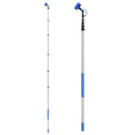 VEVOR Water Fed Pole Kit, 11m Solar Panel Cleaning Pole with Extendable Handle, 180° Rotatable Brush Head & 20m Hose, Household & Outdoor Window Cleaner Tool for Caravan Solar Panel Deck