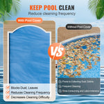 VEVOR Solar Pool Cover, 32 x 16 ft Rectangle Solar Blanket for Pools, Inground Above Ground Swimming Pool Solar Cover, 16 mil Solar Covers Blue