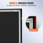 VEVOR 110Inch Diagonal Projector Screen 16:9 4K HD Projector Screen Movie Screen Fixed Frame 3D Projector Screen for Home Threater Outdoor Use(110inch)