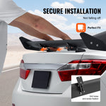 VEVOR GT Wing Car Spoiler, 43.3 inch Universal Spoiler with Single Deck, Adjustable Lightweight Aluminum, Car Rear Spoiler Wing, Racing Spoiler BGW/JDM Drift Black