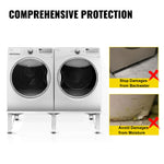 VEVOR Laundry Pedestal 124x54.9 cm Universal Laundry Pedestal 30 cm Height Laundry Pedestal Universal with Height-adjustable Feet for Washing Machines, Dryers, Freezers or Refrigerator