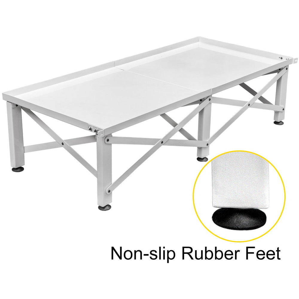 VEVOR Laundry Pedestal 124x54.9 cm Universal Laundry Pedestal 30 cm Height Laundry Pedestal Universal with Height-adjustable Feet for Washing Machines, Dryers, Freezers or Refrigerator
