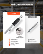 VEVOR Permanent Magnetic Lifter, 600 kg Pulling Capacity, Heavy Duty N42 Neodymium Lifting Magnet with Release Handle and Steel Hook, Used in Shop Crane and Hoist, for Lifting Plate Steel, Board