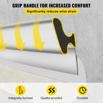 VEVOR Drywall Skimming Blade, 40inch Smoothing Knock-Down Knife, Stainless Steel Putty Knife Finishing Tool, High-Impact End Caps for Sheetrock Drywall Gyprock Wall-Board Plasterboard