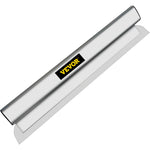 VEVOR Drywall Skimming Blade, 40inch Smoothing Knock-Down Knife, Stainless Steel Putty Knife Finishing Tool, High-Impact End Caps for Sheetrock Drywall Gyprock Wall-Board Plasterboard