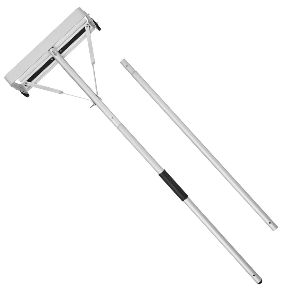 VEVOR Snow Roof Rake, 22 cm Aluminum Blade, 1.58-9.13 m Adjustable Roof Snow Scraper with Wheels & Slide, , Lightweight Snows Removal Tool for House Rooftop Leaves Debris Clearing