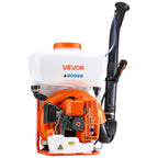VEVOR Backpack Fogger Sprayer, 63CC 3HP Engine, Gas Powered Fogger Sprayer with 16L Tank, Powder and Liquid Mister Duster System for Effective Fleas Ticks Critters Control, Gardening & Farming