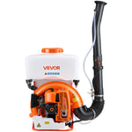 VEVOR Backpack Fogger Sprayer, 63CC 3HP Engine, Gas Powered Fogger Sprayer with 16L Tank, Powder and Liquid Mister Duster System for Effective Fleas Ticks Critters Control, Gardening & Farming