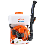VEVOR Backpack Fogger Sprayer, 63CC 3HP Engine, Gas Powered Fogger Sprayer with 16L Tank, Powder and Liquid Mister Duster System for Effective Fleas Ticks Critters Control, Gardening & Farming