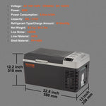 VEVOR Portable Car Refrigerator Freezer Compressor 19.9 L Single Zone for Car Home