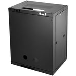VEVOR 15U Wall Mount Network Server Rack Cabinet Enclosure 45.7cm Depth Glass Door Lock