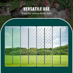 VEVOR 182.9 cm Fence Post 10 Pack Heavy Duty Metal Fence Posts Green
