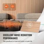 VEVOR Wood Slat Acoustic Panels, 8 PCS 96 x 6 inch, WPC Accent Wooden Wall Panels for Modern Interior Wall, Faux Wood Wall Board Panels for Stylish Decor and Noise Reduction, Ash Wood