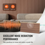 VEVOR Wood Slat Acoustic Panels, 8 PCS 96 x 6 inch, WPC Accent Wooden Wall Panels for Modern Interior Wall, Faux Wood Wall Board Panels for Stylish Decor and Noise Reduction, Grey Oak