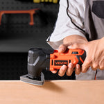 VEVOR Cordless Oscillating Tool, 20V Multitool Oscillating Tool with 6 Variable Speeds 8500 - 17000 OPM, 3.2° Oscillating Angle, 8PCS Saw Accessories & LED Work Light (Battery Pack Not Included)
