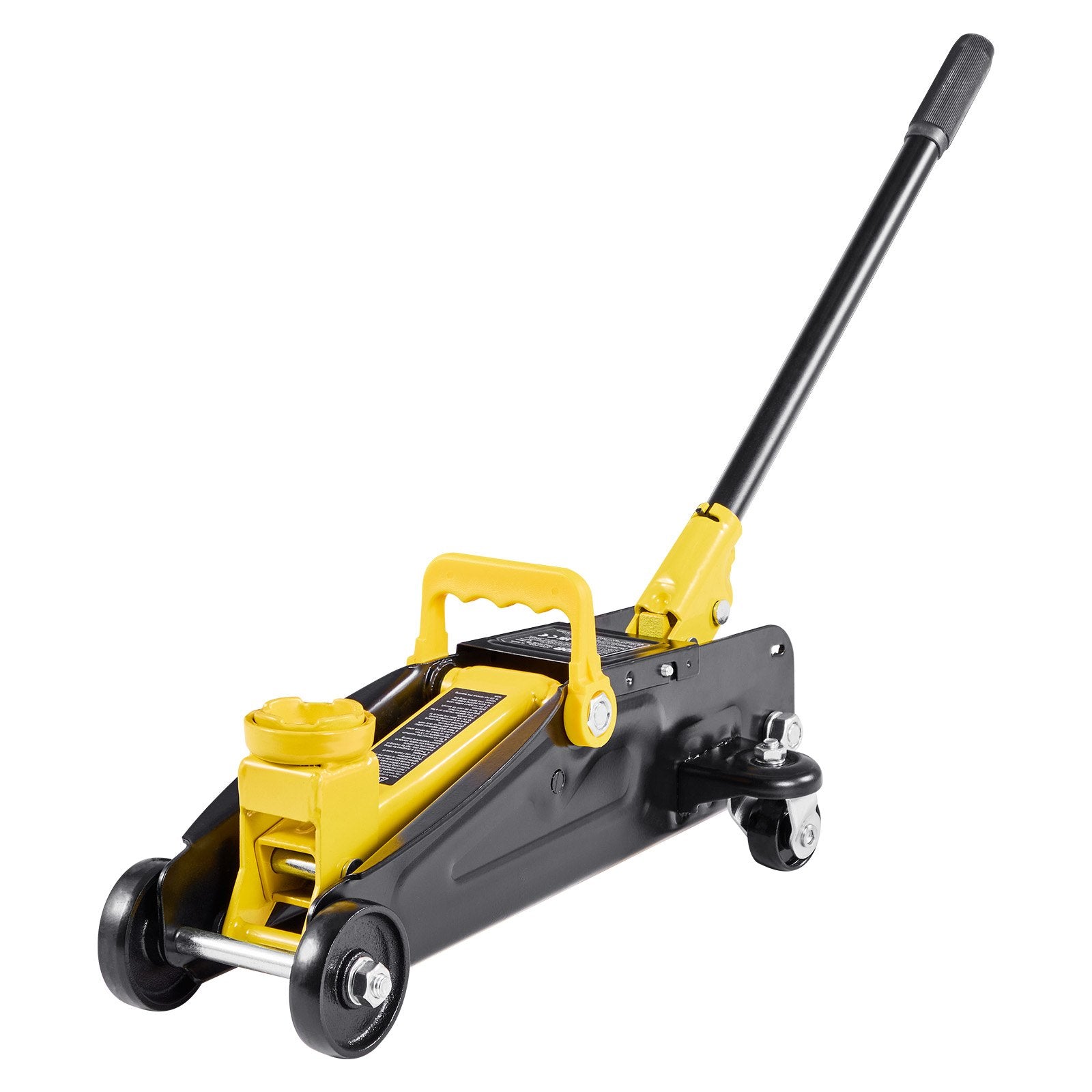 VEVOR Low Profile Floor Jack, 1.5 Ton Capacity, Steel Racing Floor Jack with Single Piston Quick Lift Pump, Storage Case, Hydraulic Trolley Car Lift for Sports Cars, Sedans, Lifting Range 130-310 mm