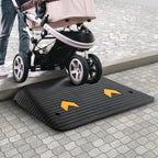 VEVOR Rubber Threshold Ramp Door Ramp 4" Rise 15 tons Load Rubber Curb Ramp
