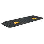 VEVOR Upgraded Rubber Threshold Ramp, 2.5 cm Rise Wheelchair Ramp Doorway, Natural Curb Ramp Rated 15000 kg Load Capacity, Non-Slip Textured Surface Rubber Curb Ramp for Wheelchair and Scooter