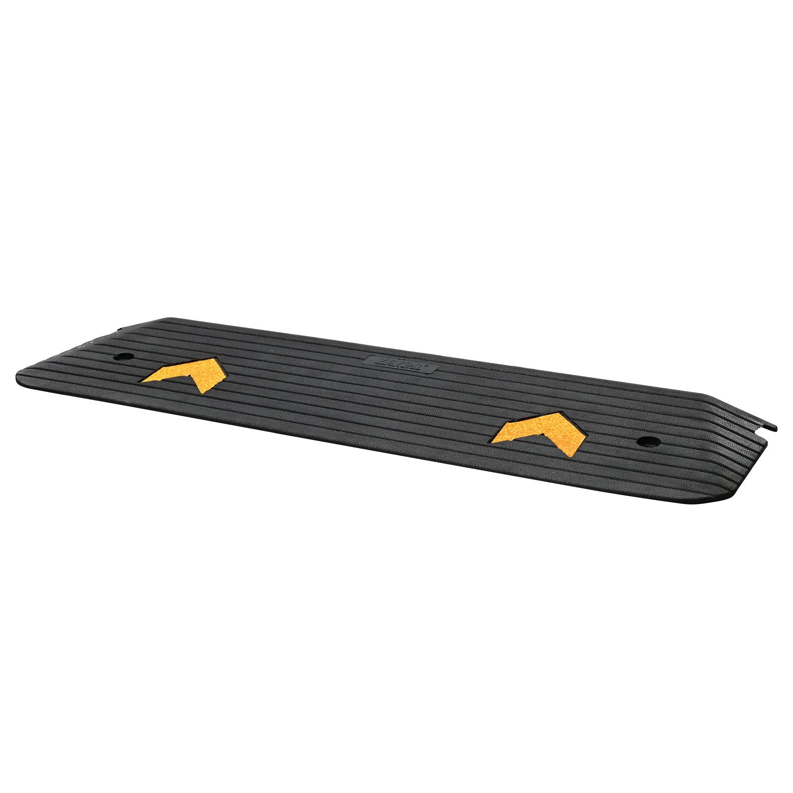 VEVOR Upgraded Rubber Threshold Ramp, 2.5 cm Rise Wheelchair Ramp Doorway, Natural Curb Ramp Rated 15000 kg Load Capacity, Non-Slip Textured Surface Rubber Curb Ramp for Wheelchair and Scooter