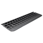 VEVOR Upgraded Rubber Threshold Ramp, 2.5 cm Rise Wheelchair Ramp Doorway, Natural Curb Ramp Rated 15000 kg Load Capacity, Non-Slip Textured Surface Rubber Curb Ramp for Wheelchair and Scooter