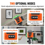 VEVOR Laser Level 3048 cm Green Cross Line Self Leveling High Accuracy Measuring