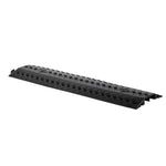 VEVOR Drop Over Cable Cover, 7,938 kg/Axle Load Capacity, 2 Channel Heavy Duty Floor Cord Cover, Cable Hose Protector Ramp, for Indoor, High Walking Traffic Areas, Home, Office, Warehouse, 3 Pack