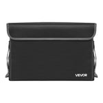VEVOR Fireproof Document Box, 1000 ℃ Heat Insulated Fireproof & Waterproof Box, Space-Saving and Foldable Design, Portable Home Office Travel File Organizer, for Passports, Important Documents, Files