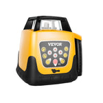 VEVOR Rotary Laser Level Kit, Red Beam 300m Range Slope Adjustable 360-Degree Spinning Self Leveling, Flexible Scanning Angle & IP54 Waterproof, Accurate with Remote Control Receiver Carrying Case