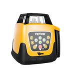 VEVOR Rotary Laser Level Kit, Green Beam 500m Range Slope Adjustable 360-Degree Spinning Self Leveling, Flexible Scanning Angle & IP54 Waterproof, Accurate with Remote Control Receiver Carrying Case