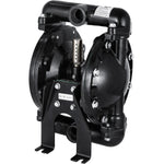 VEVOR Air-Operated Double Diaphragm Pump 25.4mm(1 inch) Inlet Outlet Aluminum 90 L/min(24 GPM) Max 8 bar(120PSI) for Industrial Use