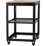 VEVOR Planer Stand, 100 lbs/ 45 kg heavy loads, Three-Gear Height Adjustable thickness planer table,with 4 Stable Casters & Storage Space, for most planers, saws, bench-top machines, power tools