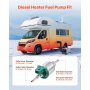 VEVOR Diesel Heater Fuel Pump, 12V DC Car Air Heater Diesel Fuel Dosing Pump, 22ML Aluminum Air Diesels Parking Heaters Pumps Fits for 2KW 5KW 8KW Diesels Heaters, Quiet Design, Pulse Technology