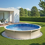 VEVOR 18-ft Round Above Ground Pool Liner, Overlap Pool Liners, Standard Gauge Vinyl, 48-to-54inch Wall Height, Designed for Steel Sided Above-Ground Swimming Pools