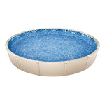 VEVOR 18-ft Round Above Ground Pool Liner, Overlap Pool Liners, Standard Gauge Vinyl, 48-to-54inch Wall Height, Designed for Steel Sided Above-Ground Swimming Pools