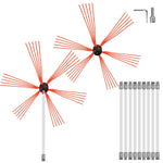 VEVOR Chimney Sweep Kit Chimney Cleaning Kit 1005.8 cm Sooteater Chimney Cleaning Kit
