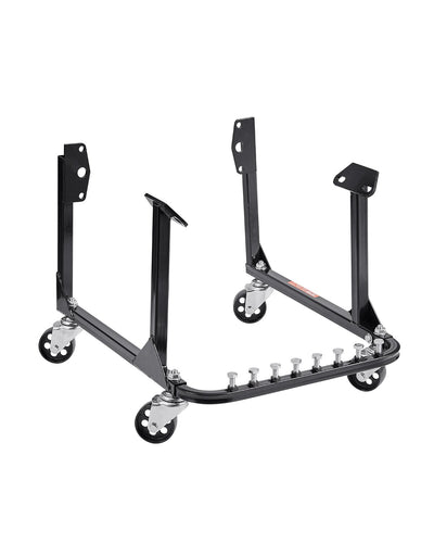 VEVOR Engine Stand, 750 LBS (340 KG) Load Capacity Engine Motor Stand, Heavy-Duty Steel Motor Holder with 4 Swivel Casters and 4 Hook Positions, Suitable for BB-CHEVY and GEN-1 SB-CHEVY Engines
