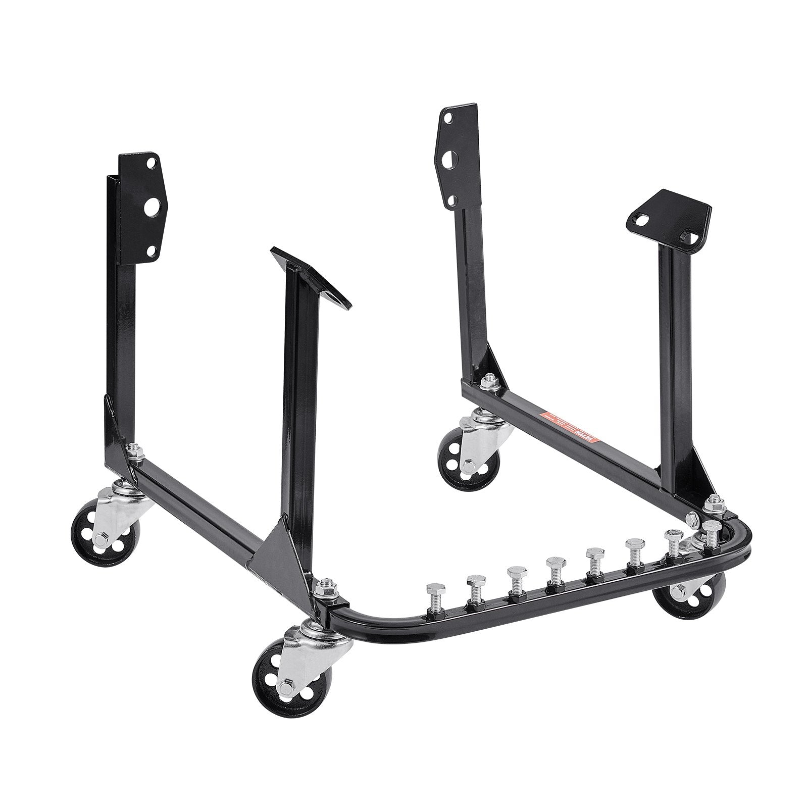 VEVOR Engine Stand, 750 LBS (340 KG) Load Capacity Engine Motor Stand, Heavy-Duty Steel Motor Holder with 4 Swivel Casters and 4 Hook Positions, Suitable for BB-CHEVY and GEN-1 SB-CHEVY Engines