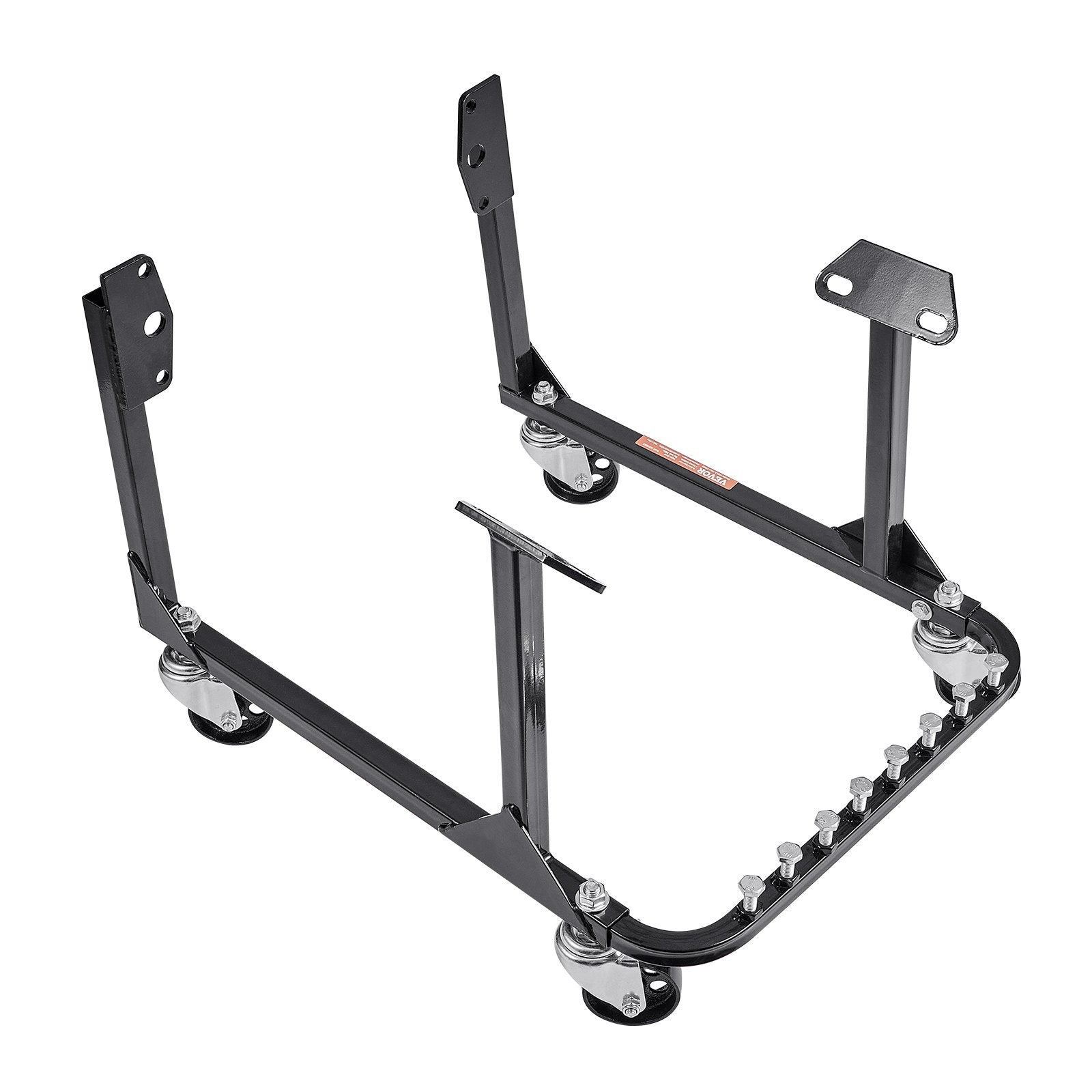 VEVOR Engine Stand, 750 LBS (340 KG) Load Capacity Engine Motor Stand, Heavy-Duty Steel Motor Holder with 4 Swivel Casters and 4 Hook Positions, Suitable for BB-CHEVY and GEN-1 SB-CHEVY Engines