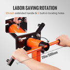 VEVOR Engine Stand, 340 kg Rotating Engine Motor Stand with 360 Degree Adjustable Head, Cast Iron Motor Hoist Dolly, 4-Caster, 4 Adjustable Arms, for Vehicle Maintenance, Auto Repair