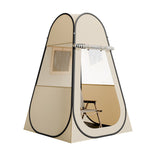 VEVOR Pop up Sports Tent, 1.2x1.2 m Clear Bubble Tent for 1 Person, Waterproof Outdoor Pod with Floor Mat & Top Cover, Garden Igloo Dome Tents Camping Shelter for Events Fishing Cheering