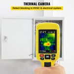 VEVOR Thermal Imaging Camera, 60x60 (3600 Pixels) IR Resolution Infrared Camera with 7.1 cm Color Display Screen, Built-in SD Card and Li-ion Battery, for HVAC, Electrical system Automatic Detect