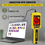 VEVOR Thermal Imaging Camera, 60x60 (3600 Pixels) IR Resolution Infrared Camera with 7.1 cm Color Display Screen, Built-in SD Card and Li-ion Battery, for HVAC, Electrical system Automatic Detect