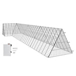 VEVOR Chicken Tunnels, 157.5 x 39.4 x 24.2 inch(LxWxH) Chicken Tunnels for Yard, Portable Chicken Tunnels for Outside with Corner Frames, Chicken Coop Run, Suitable for Chickens, Ducks, Rabbits