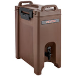 VEVOR Insulated Beverage Dispenser, 5 Gal/19L Hot and Cold Beverage Server with Spigot & Handle, Food-Grade Thermal Drink Dispenser Cooler for Tea Coffee Water in Cafes & Restaurants, Brown