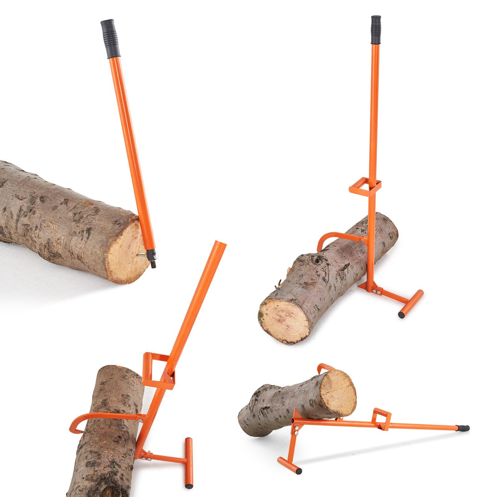 VEVOR Timberjack, 46.5 in, 4 in 1 Heavy Duty Steel Log Lifter, Multifunctional Log Roller Adjustable Cant Hook, Logging Tools Log Jack, Forestry Multitool for Rolling Cutting Lifting Logs