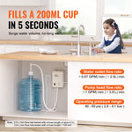 VEVOR Water Bottle Pump System 3.8 L/min 40 Psi Water Dispenser Pump With 609.6 cm Pe Pipe