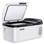 VEVOR Car Refrigerator, DC 12/24V AC100-240V Compressor Electric Cooler, -20°C to 20°C Car Fridge with APP Control, 15L Cars Freezer for RVs, Campsites, Boats, Camping, Fishing, 60W Portable Freezer