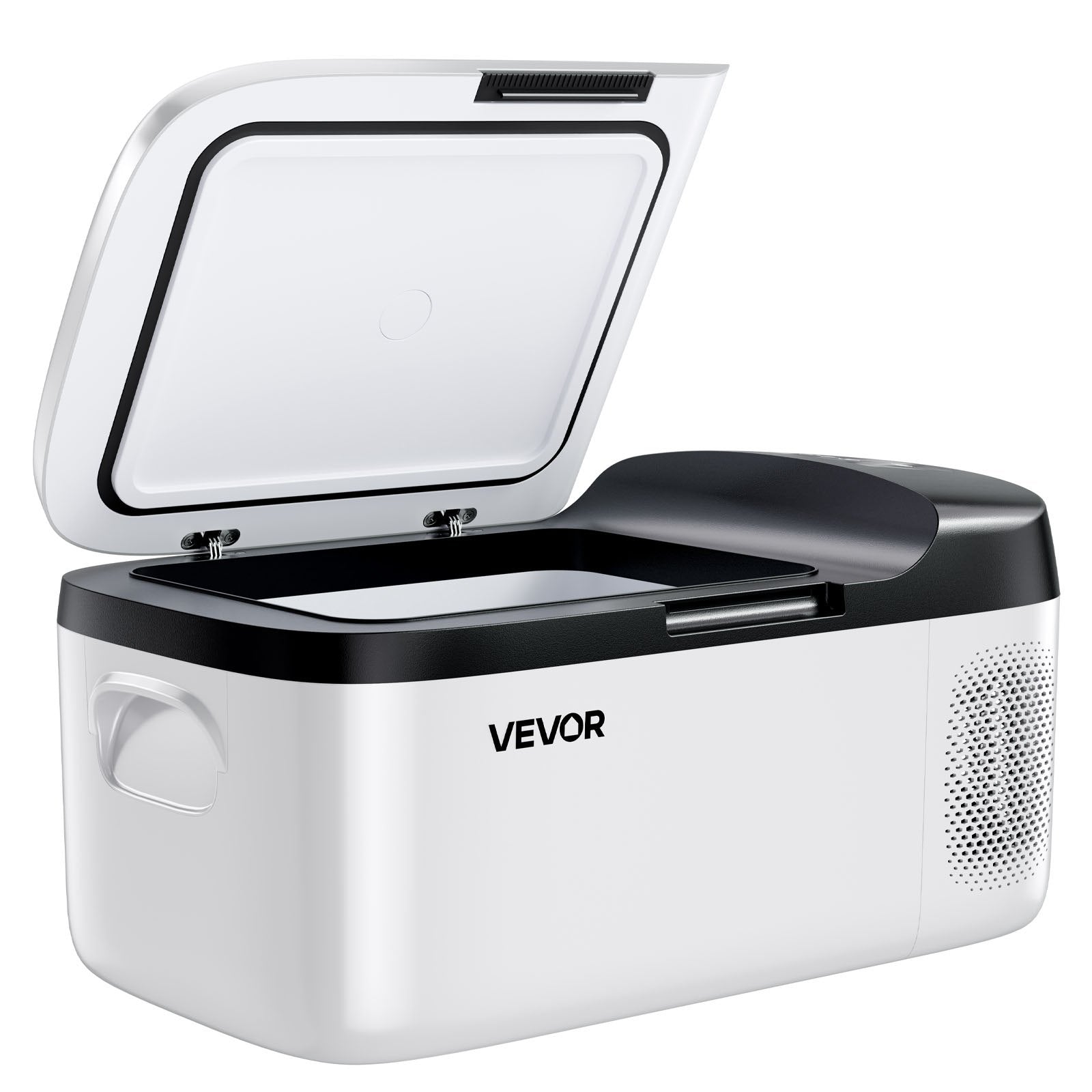 VEVOR Car Refrigerator, DC 12/24V AC100-240V Compressor Electric Cooler, -20°C to 20°C Car Fridge with APP Control, 15L Cars Freezer for RVs, Campsites, Boats, Camping, Fishing, 60W Portable Freezer